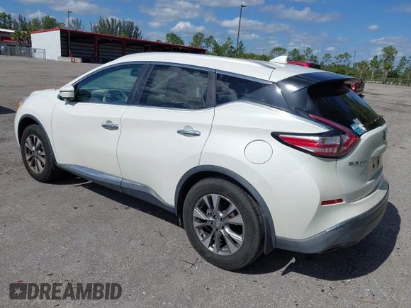 2016 Nissan Murano S with VIN 5N1AZ2MG2GN144123, listed as a IAAI auction lot 42041165 with 60,854 mi miles and . Bid and sale history available at carsss.com. Image 3.