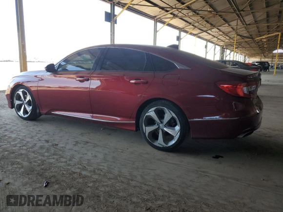 2018 Honda Accord Touring with VIN 1HGCV1F96JA096160, listed as a Copart auction lot 61502425 with 59,901 mi miles and Salvage title. Bid and sale history available at DreamBid. Image 2.