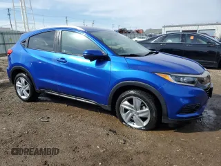 2020 Honda HR-V EX with VIN 3CZRU6H54LM705247, listed as a Copart auction lot 49350295 with 48,103 mi miles and Salvage Title. Bid and sale history available at carsss.com. Image 4.