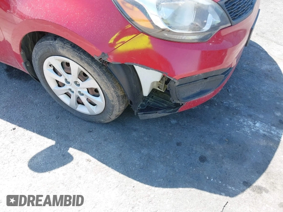 2014 Kia Rio LX with VIN KNADM4A32E6334330, listed as a IAAI auction lot 42239542 with 134,314 mi miles and . Bid and sale history available at DreamBid. Image 6.