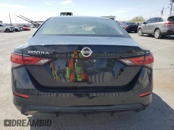 2020 Nissan Sentra S with VIN 3N1AB8BV0LY243908, listed as a Copart auction lot 51426985 with 28,416 mi miles and Salvage Title. Bid and sale history available at carsss.com. Image 6.