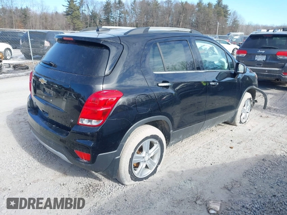 2018 Chevrolet Trax LT with VIN 3GNCJPSB1JL231115, listed as a IAAI auction lot 41686302 with 44,763 mi miles. Bid and sale history available at carsss.com. Image 4.