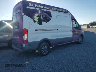 2015 Ford Transit with VIN 1FTSW2XG7FKA57802, listed as a Copart auction lot 74132384 with Not Provided miles and Salvage Title. Bid and sale history available at DreamBid. Image 3.