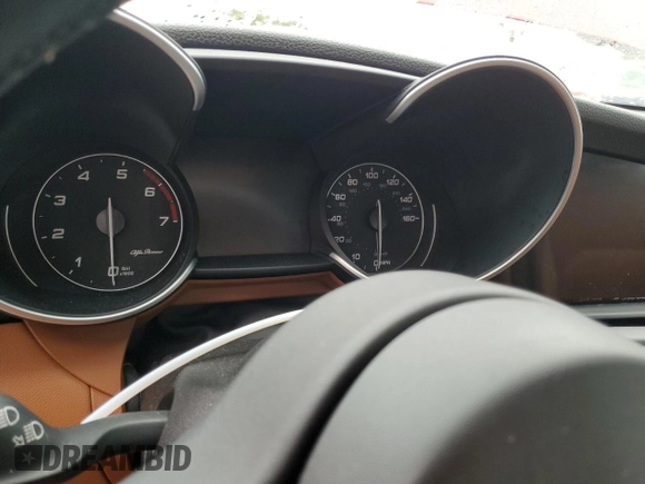 2019 Alfa Romeo Giulia Sport with VIN ZARFAMAN2K7605257, listed as a Copart auction lot 75080484 with 0 mi miles and Non Repairable. Bid and sale history available at carsss.com. Image 9.