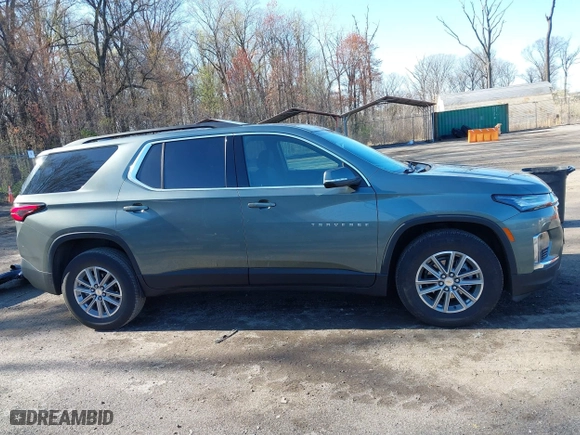 2022 Chevrolet Traverse LT Cloth with VIN 1GNEVGKW3NJ150288, listed as a IAAI auction lot 41880159 with 23,044 mi miles. Bid and sale history available at carsss.com. Image 13.