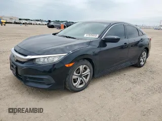 2017 Honda Civic LX with VIN 19XFC2F59HE081650, listed as a Copart auction lot 57835855 with 131,177 mi miles and Salvage title. Bid and sale history available at DreamBid. Image 1.