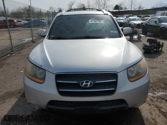 2009 Hyundai Santa Fe SE с VIN 5NMSH13E19H275923, выставлен на аукционе Copart как лот 47304785 с пробегом 172 093 миль миль и Списание • Salvage title. История ставок и продаж доступна на DreamBid. Изображение 5.