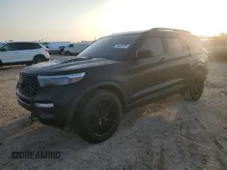 2021 Ford Explorer ST z VIN 1FM5K8GCXMGA37824, wystawiony jako Copart lot #56401575 z przebiegiem 71 117 mil mil oraz Szkoda całkowita • Salvage title. Historia ofert i sprzedaży dostępna na DreamBid. Obrazek 1.