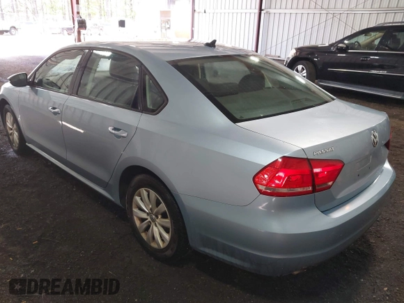 2012 Volkswagen Passat S w/Appearance with VIN 1VWAP7A30CC042041, listed as a IAAI auction lot 42051506 with 154,896 mi miles. Bid and sale history available at carsss.com. Image 3.