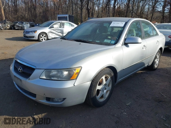 2006 Hyundai Sonata GLS with VIN 5NPEU46FX6H043799, listed as a IAAI auction lot 41344776 with 112,674 mi miles and . Bid and sale history available at DreamBid. Image 2.