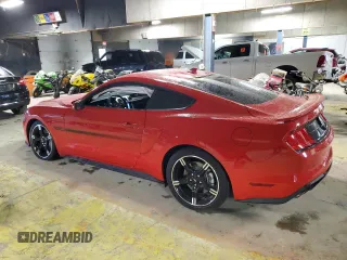 2021 Ford Mustang GT with VIN 1FA6P8CF0M5136521, listed as a Copart auction lot 54514955 with 16,394 mi miles and Salvage title. Bid and sale history available at DreamBid. Image 2.