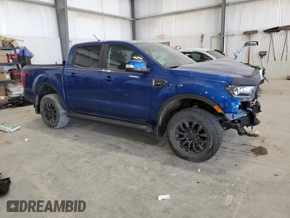 2019 Ford Ranger XL with VIN 1FTER4FH5KLA01047, listed as a Copart auction lot 54661465 with 47,646 mi miles and Salvage title. Bid and sale history available at DreamBid. Image 4.