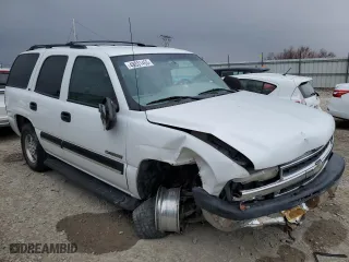 2001 Chevrolet Tahoe LS with VIN 1GNEK13TX1J290830, listed as a Copart auction lot 48331455 with 218,034 mi miles and Salvage Title. Bid and sale history available at carsss.com. Image 4.