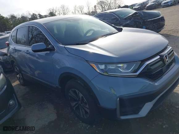 2021 Honda CR-V Special Edition with VIN 5J6RW1H76ML009653, listed as a IAAI auction lot 41328798 with 42,190 mi miles. Bid and sale history available at carsss.com. Image 1.