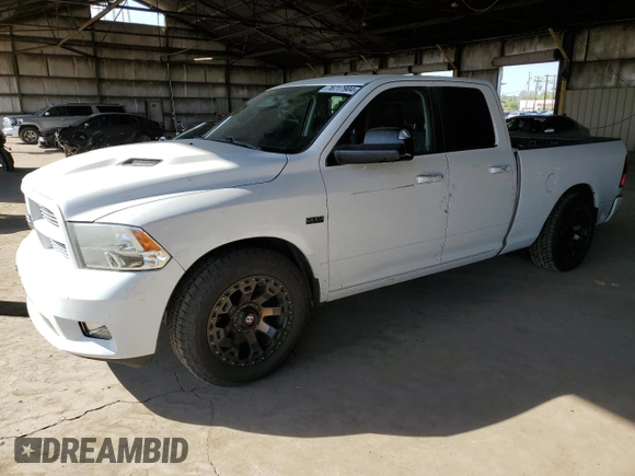 2012 Ram 1500 Sport z VIN 1C6RD6HT4CS155325, wystawiony jako Copart lot #76717904 z przebiegiem 152 654 mil mil oraz Szkoda całkowita • Salvage title. Historia ofert i sprzedaży dostępna na DreamBid. Obrazek 1.