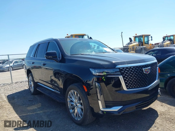 2023 Cadillac Escalade 4WD Premium Luxury with VIN 1GYS4BKL0PR409325, listed as a IAAI auction lot 41973567 with 32,398 mi miles and . Bid and sale history available at DreamBid. Image 13.