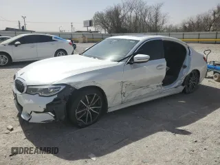 2019 BMW 3 Series 330i with VIN WBA5R1C50KAK07877, listed as a Copart auction lot 49042465 with 60,689 mi miles and Salvage Title. Bid and sale history available at carsss.com. Image 1.