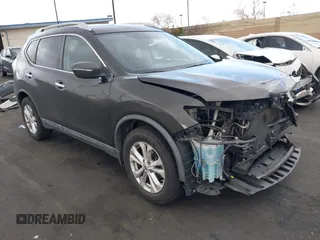 2015 Nissan Rogue SL with VIN 5N1AT2MT7FC802043, listed as a IAAI auction lot 41535141 with 126,579 mi miles. Bid and sale history available at carsss.com. Image 1.