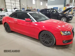 2010 Audi A5 Premium Plus with VIN WAULFAFH6AN011455, listed as a Copart auction lot 52769735 with 89,584 mi miles and Salvage Title. Bid and sale history available at carsss.com. Image 4.