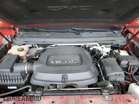 2016 GMC Canyon 4WD SLE with VIN 1GTH6CE30G1230910, listed as a Copart auction lot 53234045 with 74,344 mi miles and Salvage Title. Bid and sale history available at carsss.com. Image 11.
