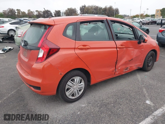 2019 Honda Fit LX with VIN 3HGGK5H44KM703289, listed as a IAAI auction lot 42058382 with Not Provided miles. Bid and sale history available at carsss.com. Image 4.