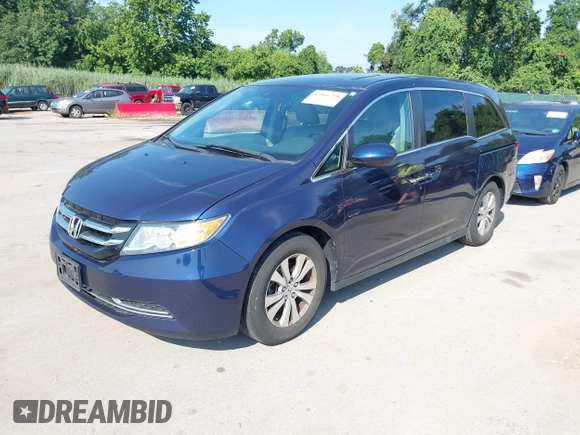 2014 Honda Odyssey EX-L with VIN 5FNRL5H68EB082413, listed as a IAAI auction lot 42860298 with 176,874 mi miles and . Bid and sale history available at DreamBid. Image 17.