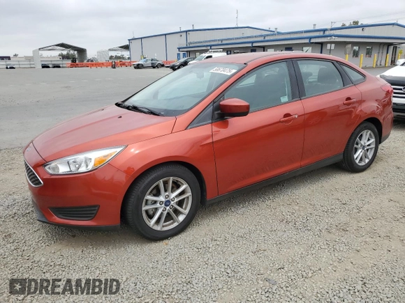 2018 Ford Focus SE with VIN 1FADP3F24JL287615, listed as a Copart auction lot 58670475 with 93,062 mi miles and Clean title. Bid and sale history available at DreamBid. Image 1.