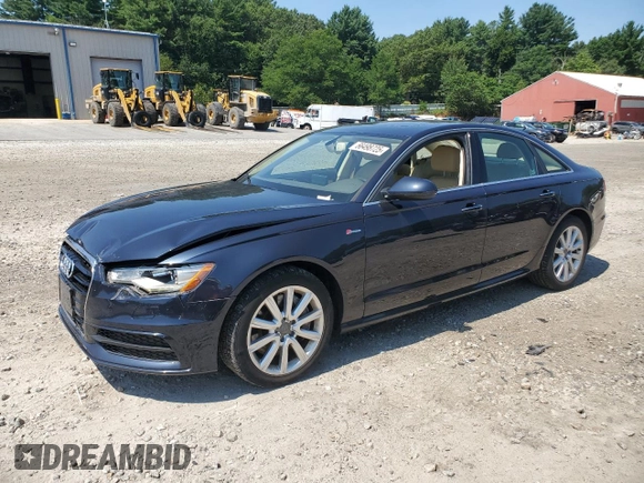 2015 Audi A6 Premium Plus with VIN WAUFGAFC9FN019250, listed as a Copart auction lot 66498725 with 64,128 mi miles and Clean title. Bid and sale history available at DreamBid. Image 1.