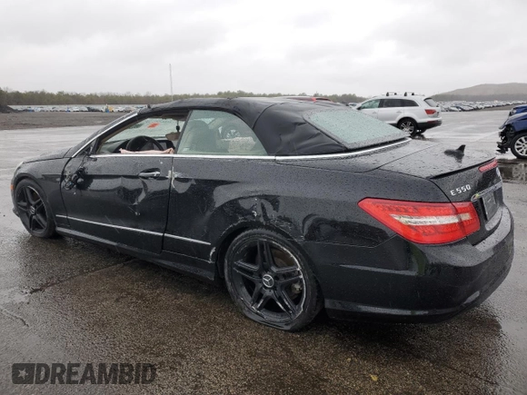2011 Mercedes-Benz E-Class E 550 with VIN WDDKK7CF8BF129198, listed as a Copart auction lot 50033575 with 0 mi miles and Salvage Title. Bid and sale history available at carsss.com. Image 2.
