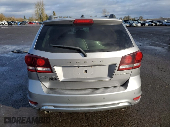 2016 Dodge Journey Crossroad Plus with VIN 3C4PDDGG9GT183294, listed as a Copart auction lot 85834374 with 123,658 mi miles and Salvage title. Bid and sale history available at DreamBid. Image 6.
