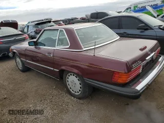 1988 Mercedes-Benz 560 SL with VIN WDBBA48D0JA088868, listed as a Copart auction lot 83309994 with 161,517 mi miles and Clean Title. Bid and sale history available at carsss.com. Image 2.