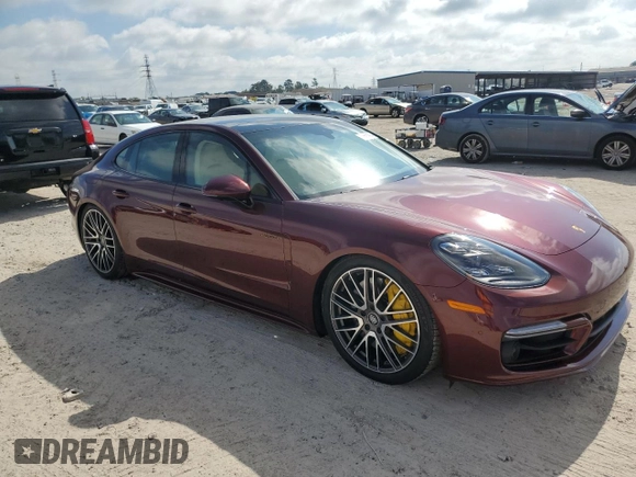 2021 Porsche Panamera с VIN WP0AH2A75ML158181, выставлен на аукционе Copart как лот 77591994 с пробегом 19 746 миль миль и Списание • Salvage title. История ставок и продаж доступна на DreamBid. Изображение 4.