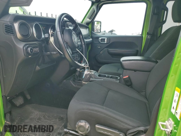2018 Jeep Wrangler Unlimited Sport z VIN 1C4HJXDG5JW320526, wystawiony jako Copart lot #58425305 z przebiegiem 118 603 mil mil oraz Szkoda całkowita • Salvage title. Historia ofert i sprzedaży dostępna na DreamBid. Obrazek 7.