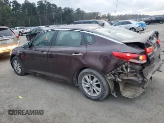 2016 Kia Optima LX with VIN 5XXGT4L32GG105361, listed as a Copart auction lot 82678114 with 58,031 mi miles and Salvage Title. Bid and sale history available at carsss.com. Image 2.