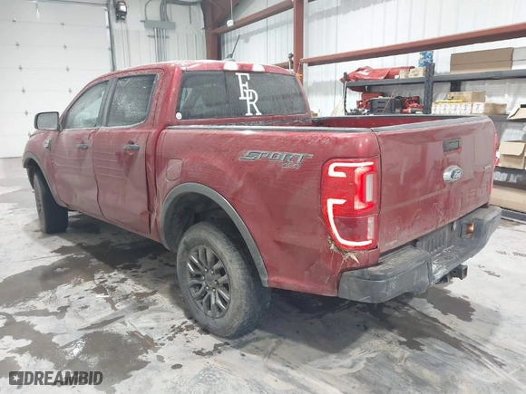 2020 Ford Ranger XL with VIN 1FTER4FH8LLA43844, listed as a IAAI auction lot 41515047 with 87,121 mi miles. Bid and sale history available at carsss.com. Image 3.