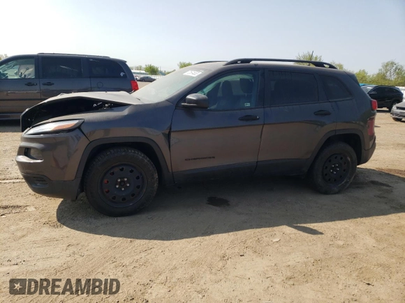 2017 Jeep Cherokee Sport z VIN 1C4PJMAB9HW579047, wystawiony jako Copart lot #52634653 z przebiegiem 64 950 mil mil oraz Szkoda całkowita • Salvage title. Historia ofert i sprzedaży dostępna na DreamBid. Obrazek 1.