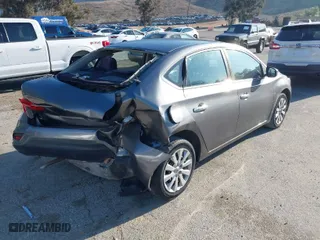 2019 Nissan Sentra S with VIN 3N1AB7AP0KY268576, listed as a IAAI auction lot 41592963 with 109,208 mi miles. Bid and sale history available at carsss.com. Image 4.