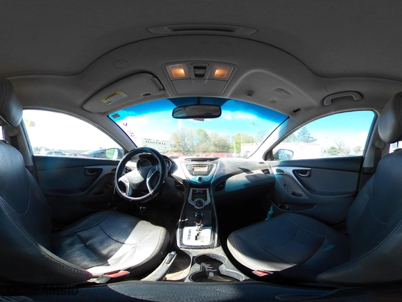 2012 Hyundai Elantra GLS with VIN KMHDH4AE3CU255391, listed as a IAAI auction lot 41833631 with 190,610 mi miles. Bid and sale history available at carsss.com. Image 19.