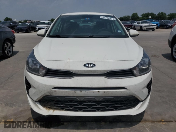 2021 Kia Rio LX with VIN 3KPA24AD2ME365039, listed as a Copart auction lot 54216934 with 77,741 mi miles and Salvage Title. Bid and sale history available at carsss.com. Image 5.