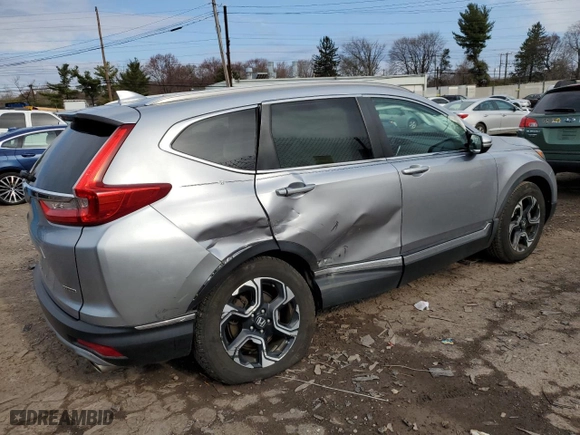 2019 Honda CR-V Touring with VIN 7FARW1H97KE004540, listed as a Copart auction lot 50263075 with 46,308 mi miles and Salvage Title. Bid and sale history available at carsss.com. Image 3.