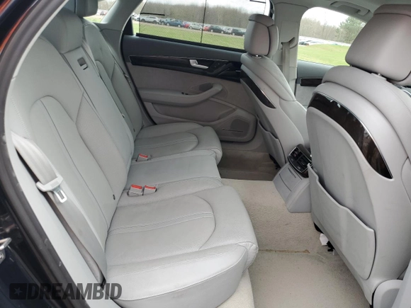 2017 Audi A8 L with VIN WAU44AFD5HN007950, listed as a Copart auction lot 51775815 with 95,633 mi miles and Salvage Title. Bid and sale history available at carsss.com. Image 10.