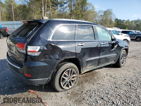 2020 Jeep Grand Cherokee Limited with VIN 1C4RJEBGXLC295302, listed as a Copart auction lot 49947655 with 105,106 mi miles and Salvage Title. Bid and sale history available at carsss.com. Image 3.