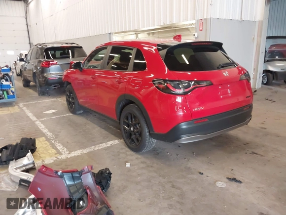 2024 Honda HR-V Sport with VIN 3CZRZ2H51RM756580, listed as a IAAI auction lot 41919519 with 7,416 mi miles and . Bid and sale history available at DreamBid. Image 3.