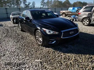 2022 Infiniti Q50 Luxe with VIN JN1EV7BR7NM341295, listed as a Copart auction lot 47003645 with 24,688 mi miles and Salvage title. Bid and sale history available at DreamBid. Image 13.