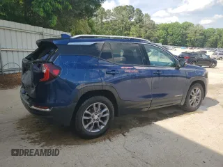 2023 GMC Terrain SLT with VIN 3GKALPEG3PL164452, listed as a Copart auction lot 55473515 with 48,586 mi miles and Salvage title. Bid and sale history available at DreamBid. Image 3.