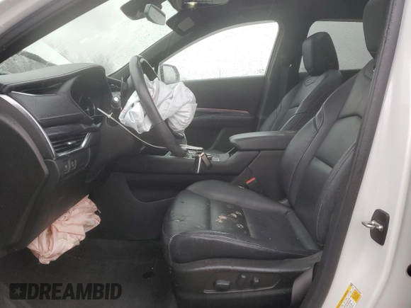 2022 Cadillac XT4 AWD Luxury with VIN 1GYFZBR43NF169994, listed as a Copart auction lot 80216334 with 49,224 mi miles and Non Repairable. Bid and sale history available at carsss.com. Image 7.