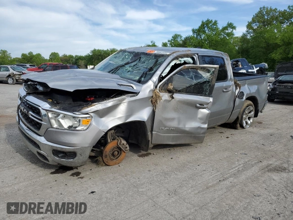 2022 Ram 1500 Big Horn with VIN 1C6RRFFG1NN461553, listed as a Copart auction lot 56664505 with 34,926 mi miles and Salvage title. Bid and sale history available at DreamBid. Image 1.