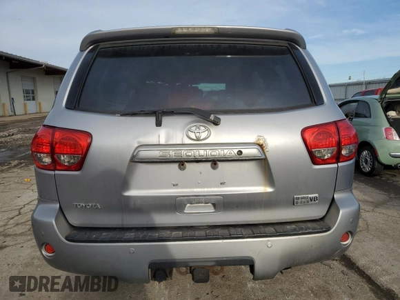2010 Toyota Sequoia Ltd with VIN 5TDJY5G15AS027573, listed as a Copart auction lot 43267445 with 210,390 mi miles and Salvage Title. Bid and sale history available at carsss.com. Image 6.