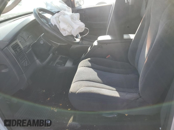 2003 Dodge Dakota with VIN 1D7FL16XX3S353971, listed as a Copart auction lot 77018554 with 0 mi miles and Salvage Title. Bid and sale history available at carsss.com. Image 7.