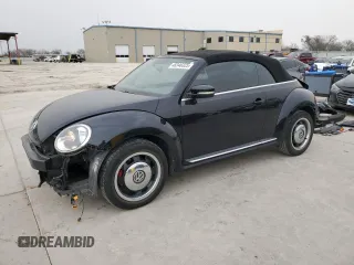 2013 Volkswagen Beetle with VIN 3VW867AT3DM813299, listed as a Copart auction lot 48346325 with 72,611 mi miles and Salvage Title. Bid and sale history available at DreamBid. Image 1.